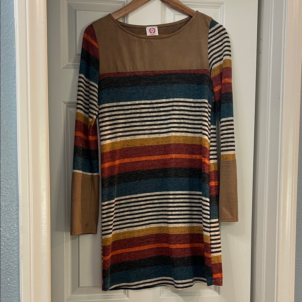 Anna Tan Suede Top